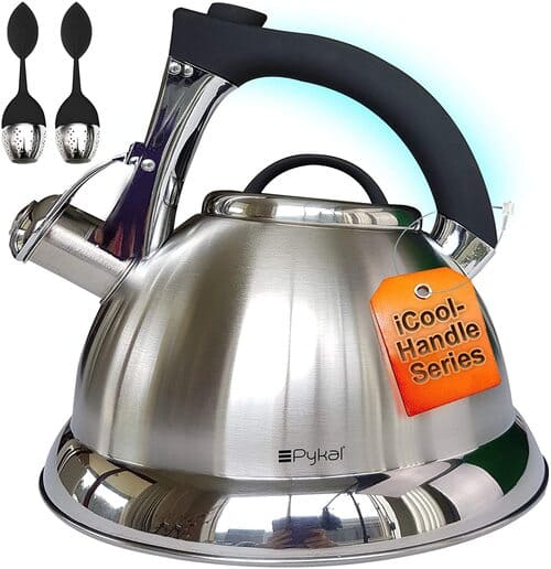 1. Pykar Whistling Tea Kettle with iCool